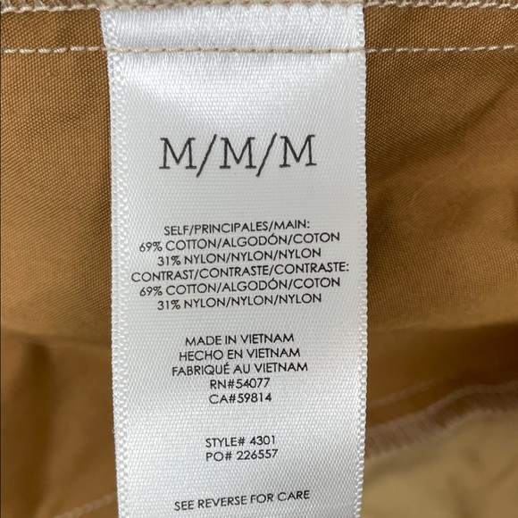 Cabi Mason Military Safari Explorer Women's M Tan Brown Button-Up Blazer Jacket - Picture 9 of 10